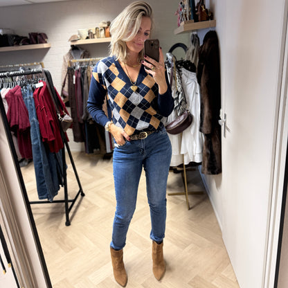 Jeans Eva Mom Fit Medium Blue