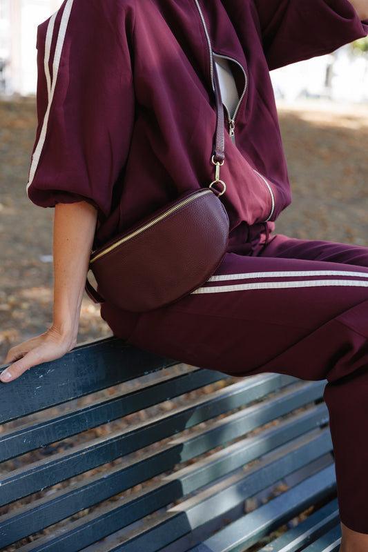 Tas Zoey Classic Grain Burgundy