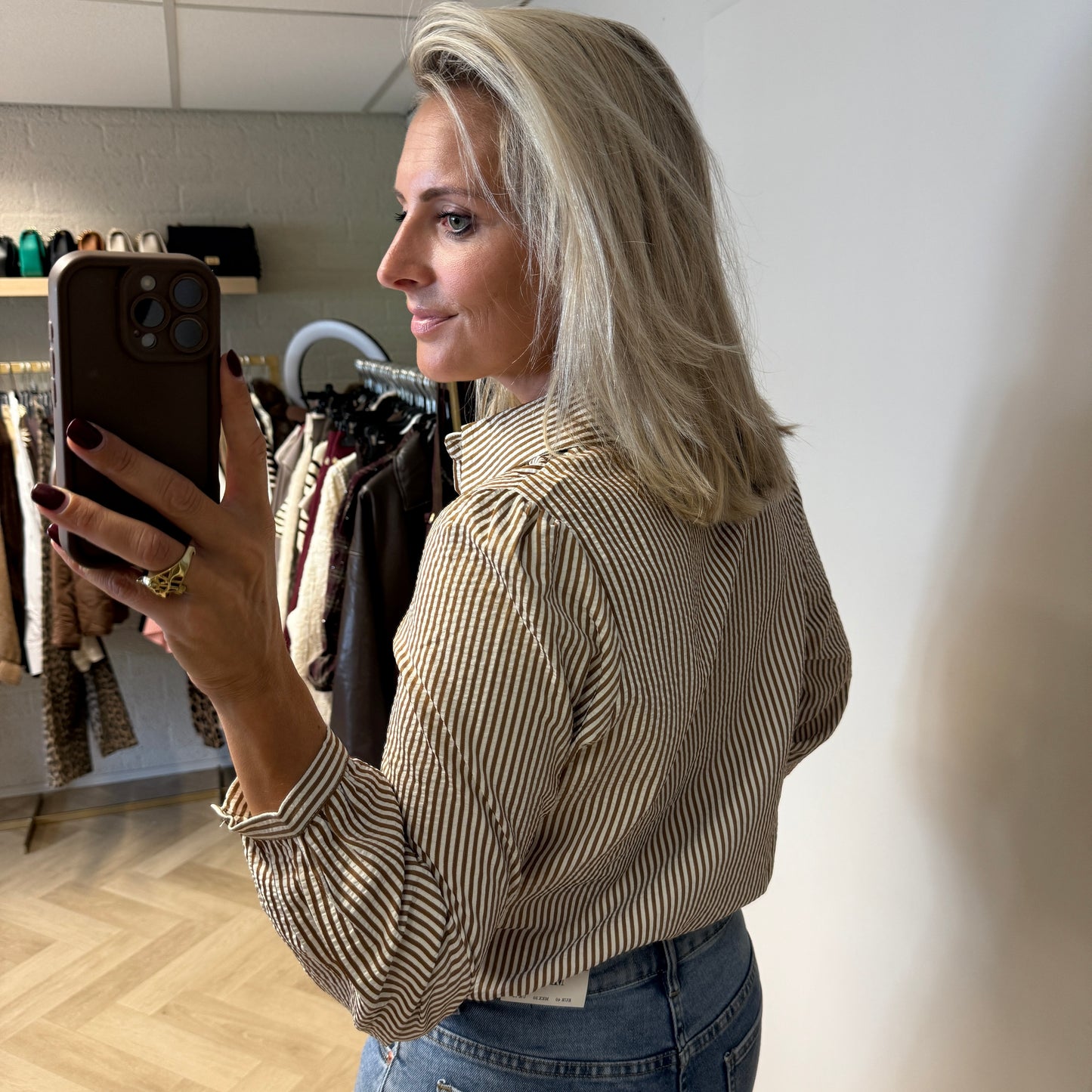 Blouse Sendra Streep Camel