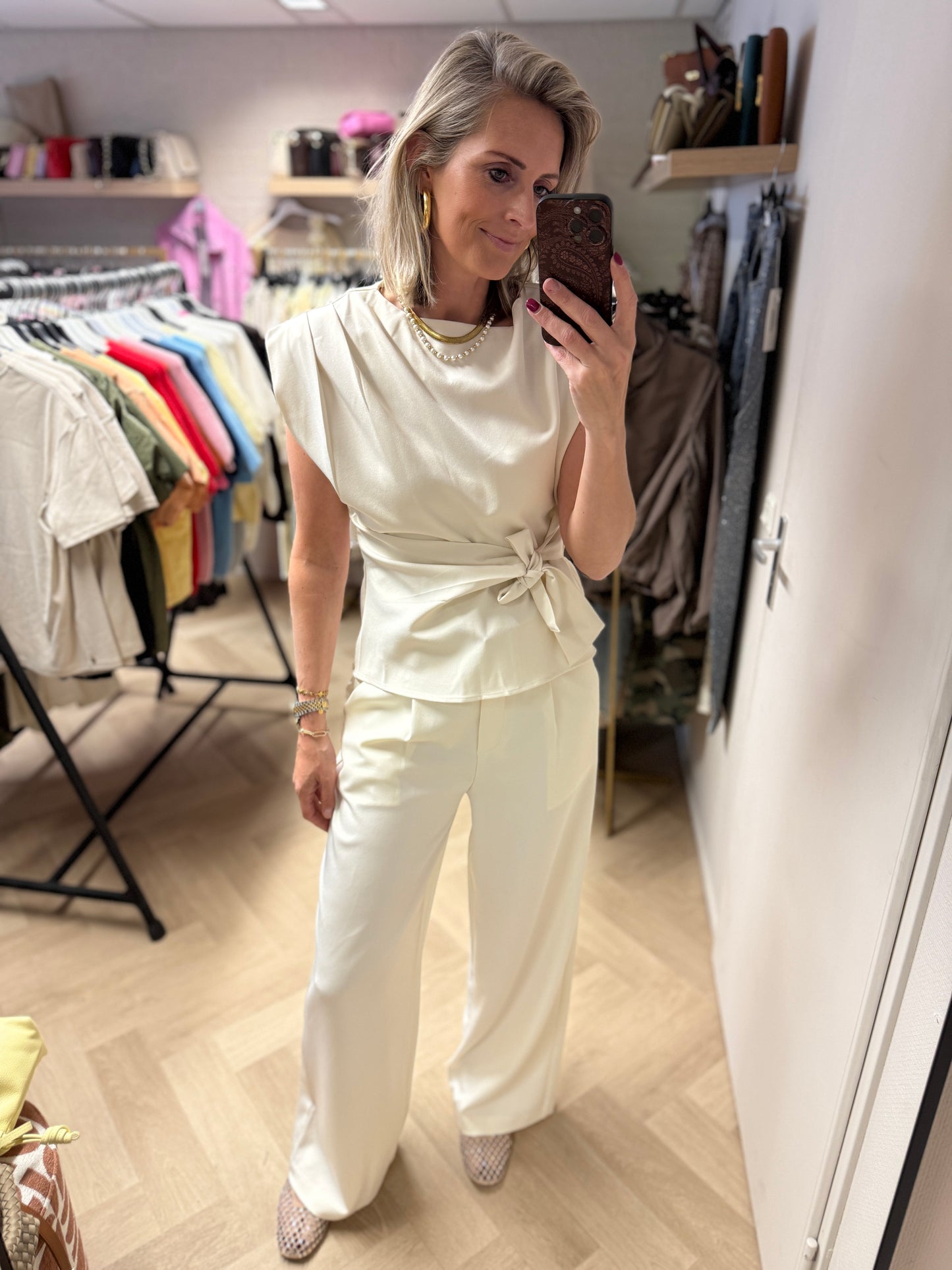 Top Farah Offwhite