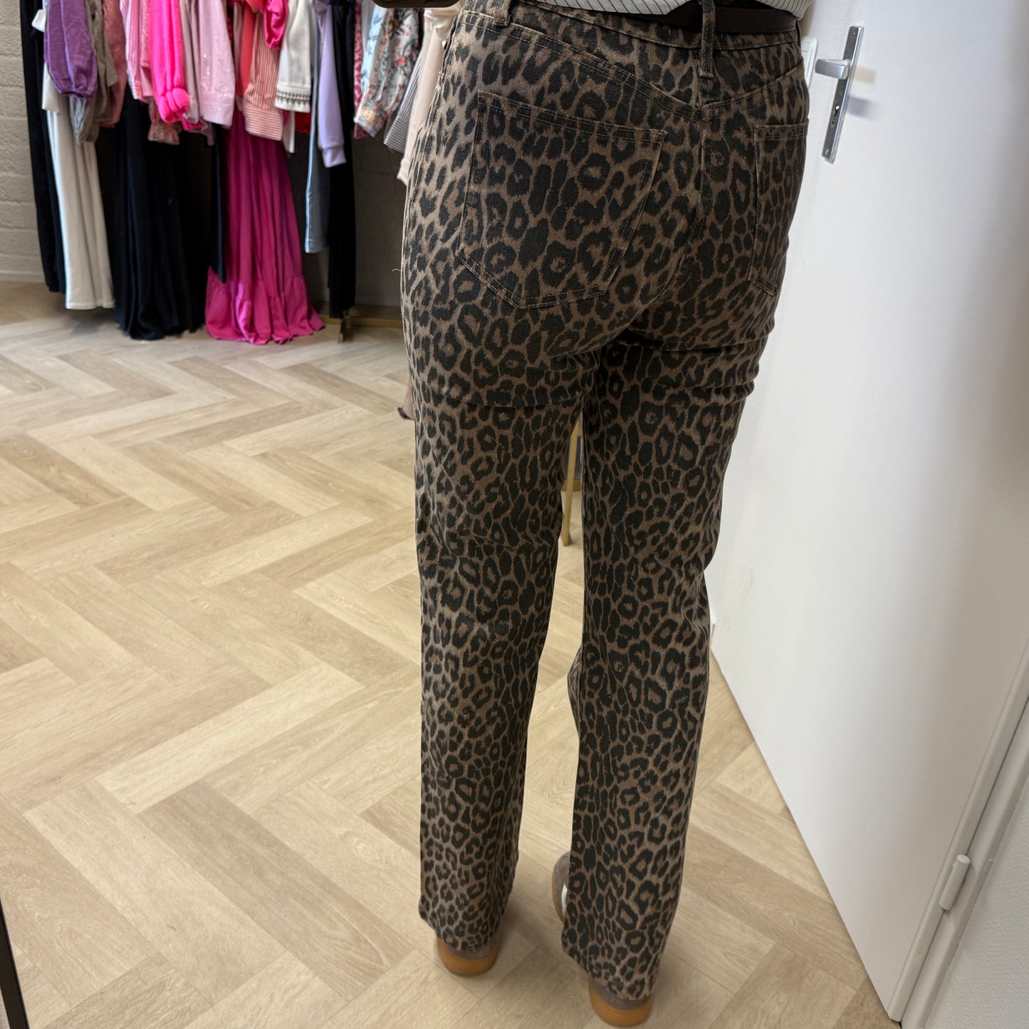 Jeans Oraije Leopard Wide Legg