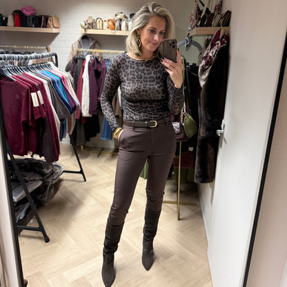 Shirt Nola Cashmere Leopard Bruin