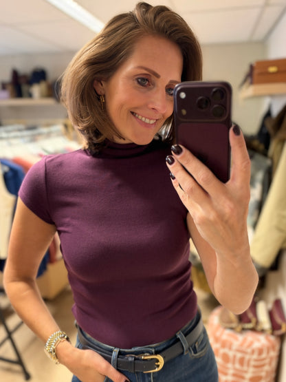 Col Shirt Lyra Plum