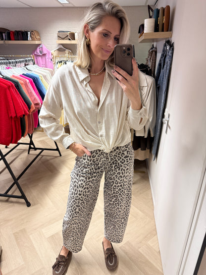 Blouse Kylie Omslag Beige