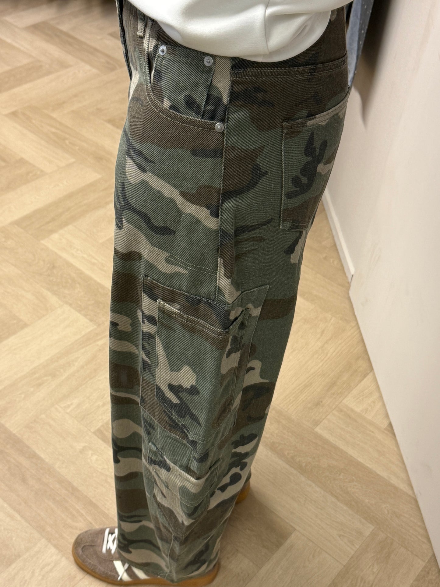 Jeans Mochi Armyprint Groen