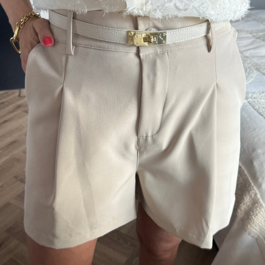 Short Amber Beige