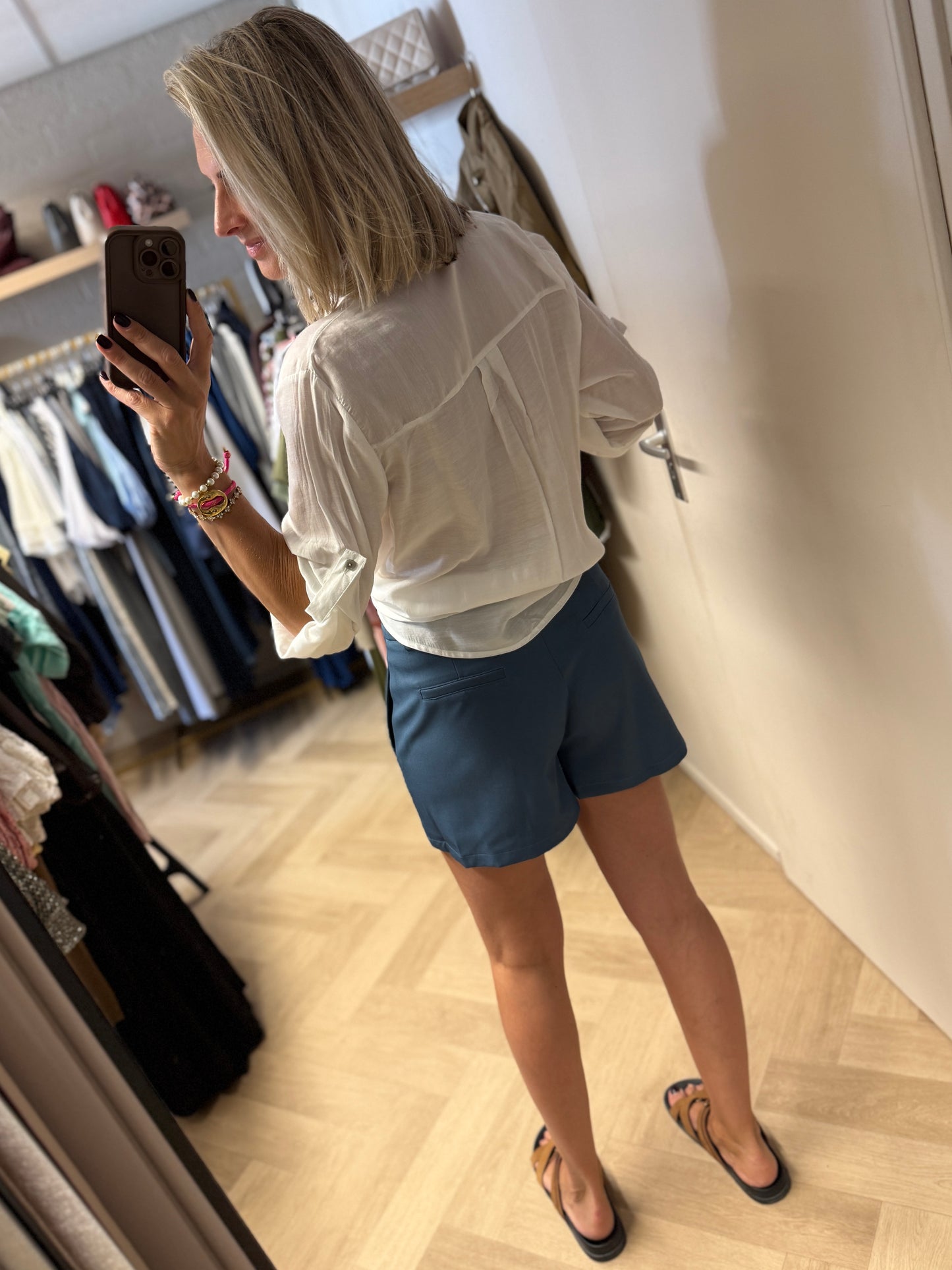 Short Cleo Denimblauw
