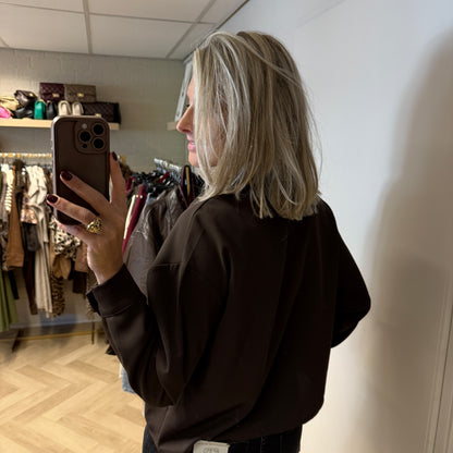 Blouse Anna Donkerbruin