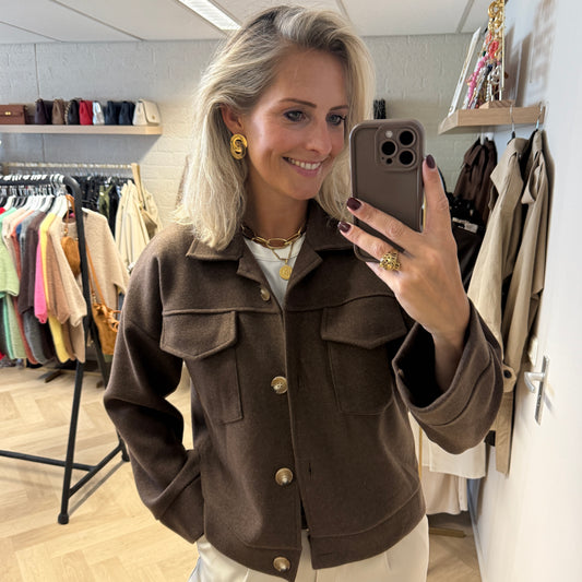 Jack/Vest Hannah Choco Bruin