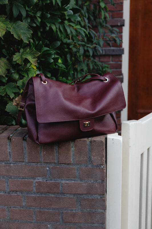 Tas Chiavari Medium Burgundy