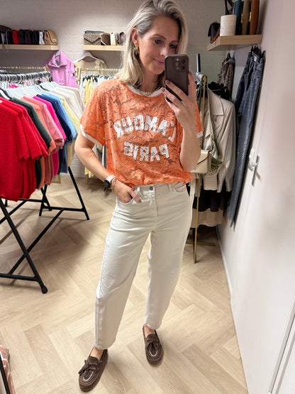 Shirt Lucy L'Amour Paris Peach