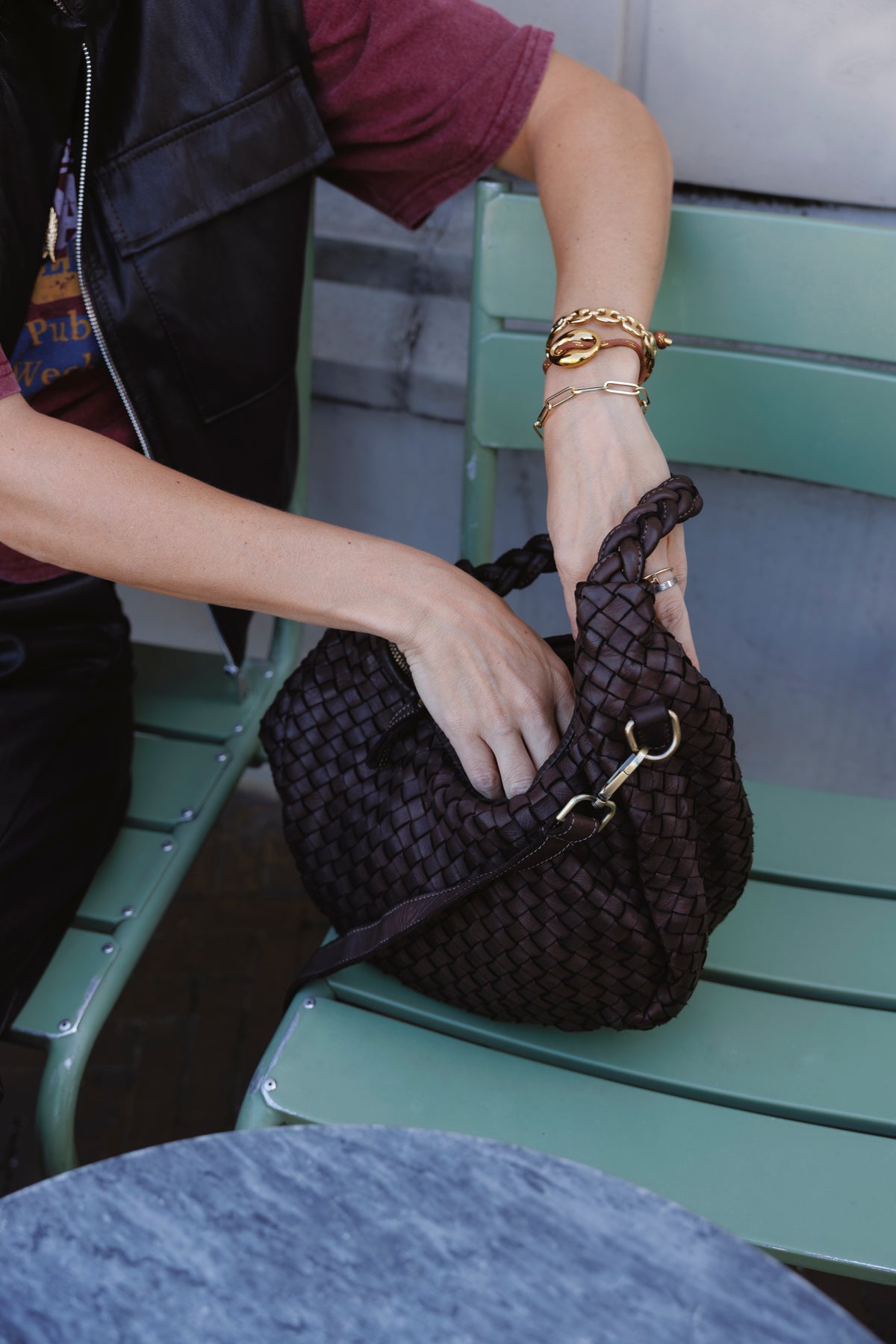 Tas Luxe Botti Washed Bruin