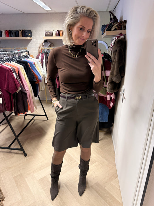 Bermuda Pantalon Cleo Choco