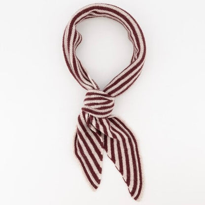 Sjaal Kaia Streep Bordeaux