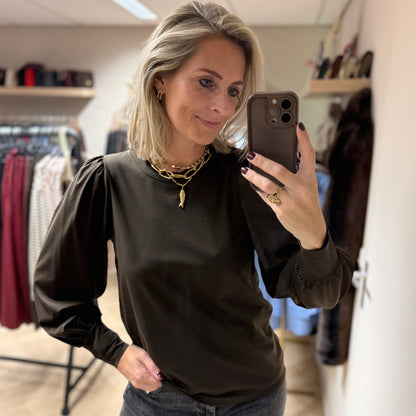 Shirt Femmy Pofmouw Bruin