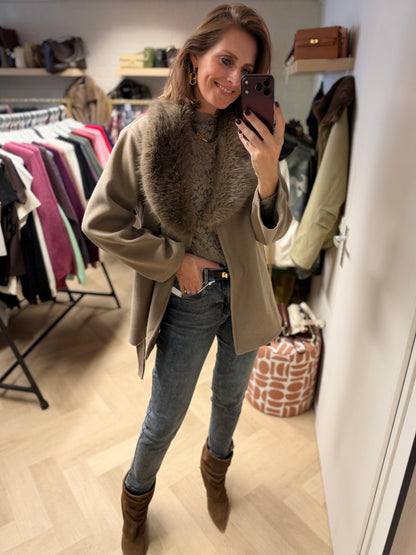 Vest Charlotte Taupe