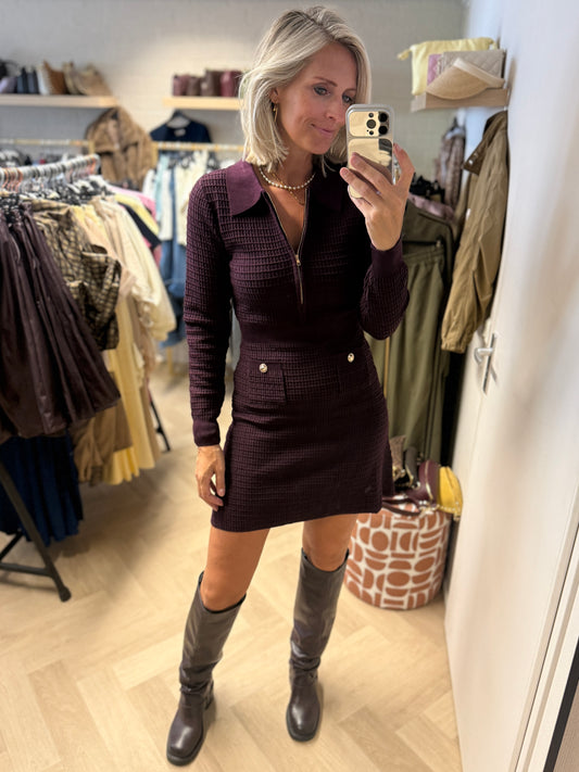 Jurk Charlot Plum