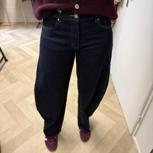 Jeans QH Barrel Fit Raw Denim