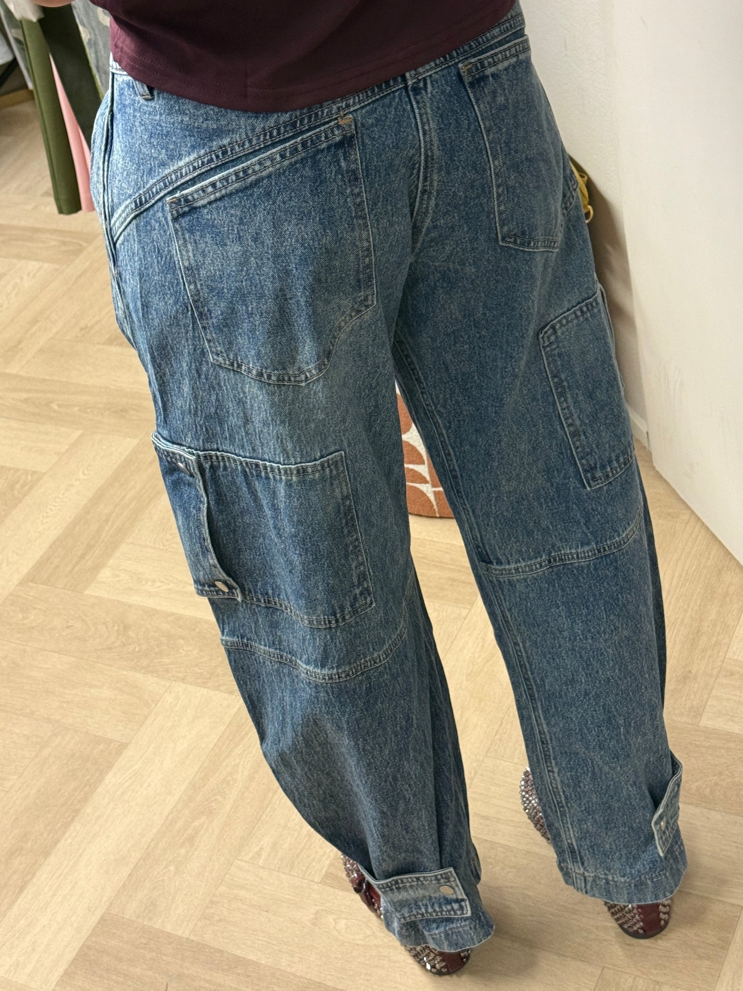 Jeans Laulia Balloon T6109 Blue