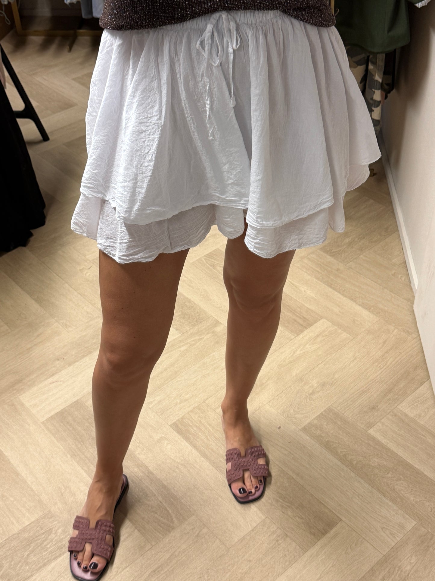 Skort Coco Katoen Wit