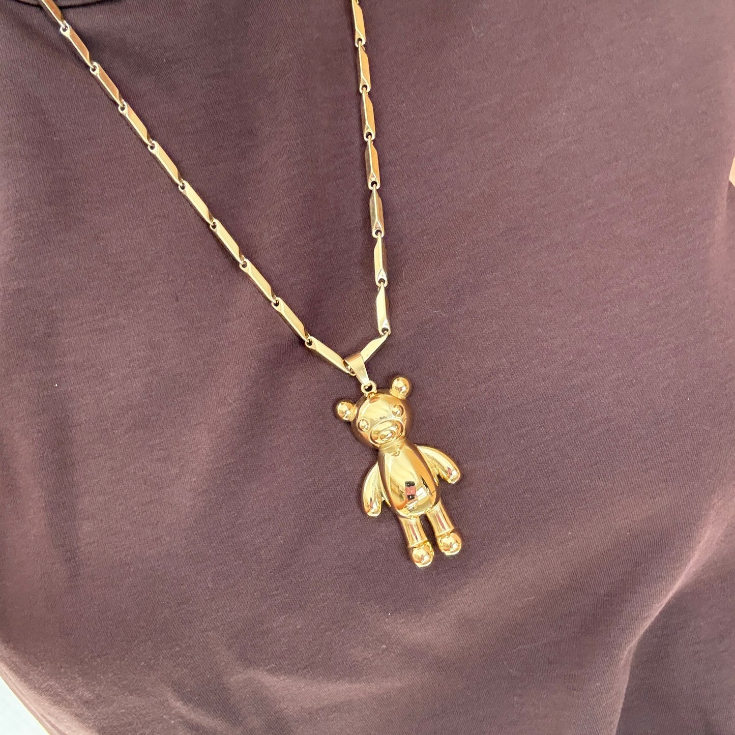 Ketting Bodi Beer Goud