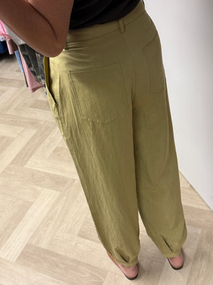 Pantalon Dewi Pof Mosterd