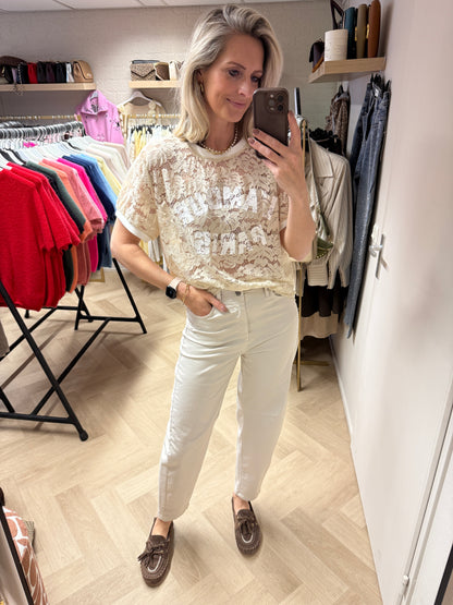 Shirt Lucy L'Amour Paris Ecru