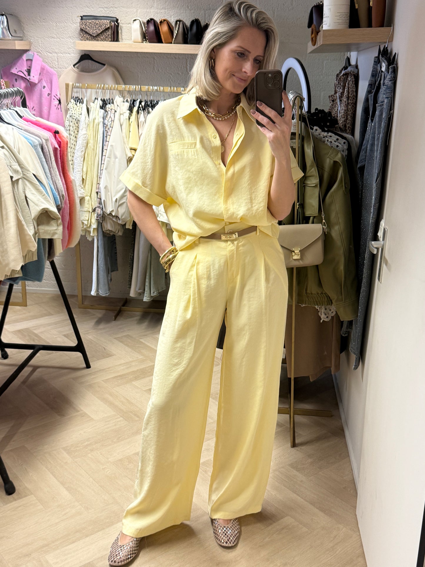 Blouse Ginny Zachtgeel