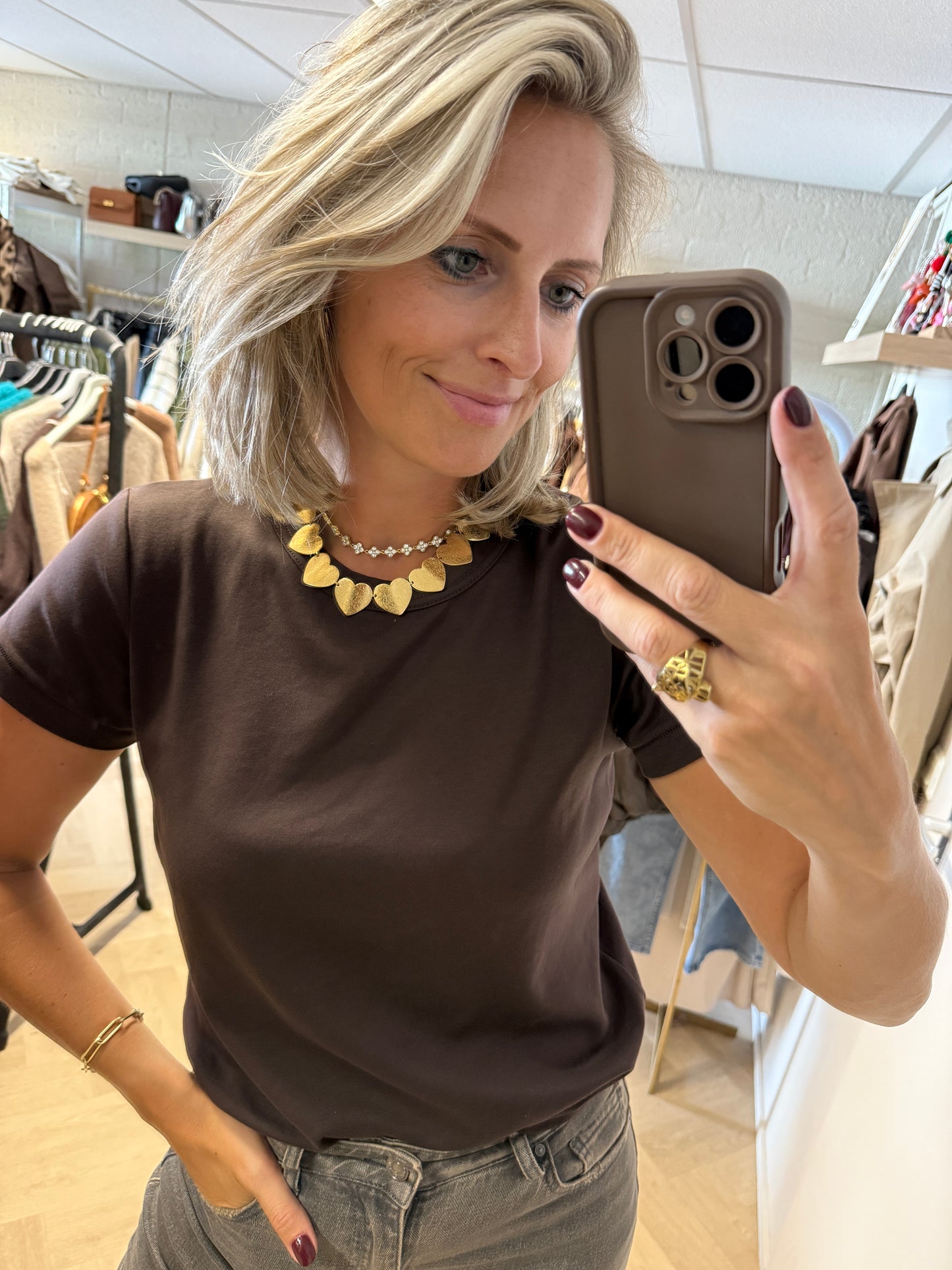 Ketting Harten Goud