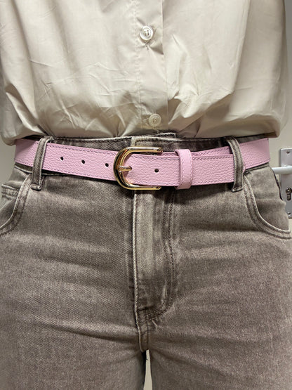 Riem Suus Leer Roze Goud