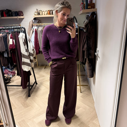 Pantalon Farah Plum