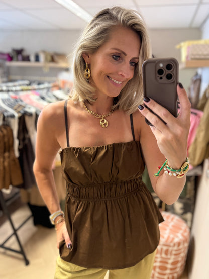 Top Blouse Wellsy Bruin