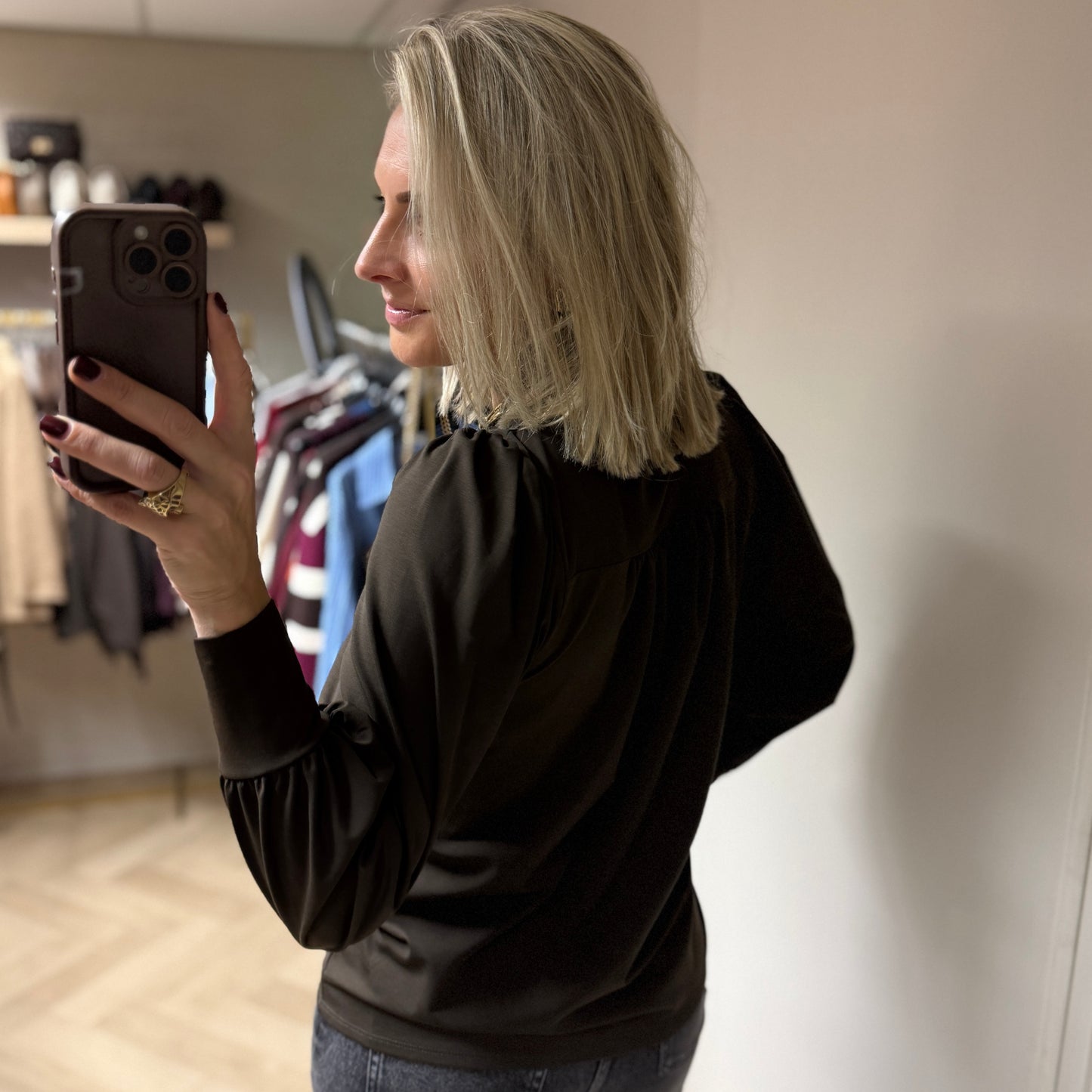 Shirt Femmy Pofmouw Bruin