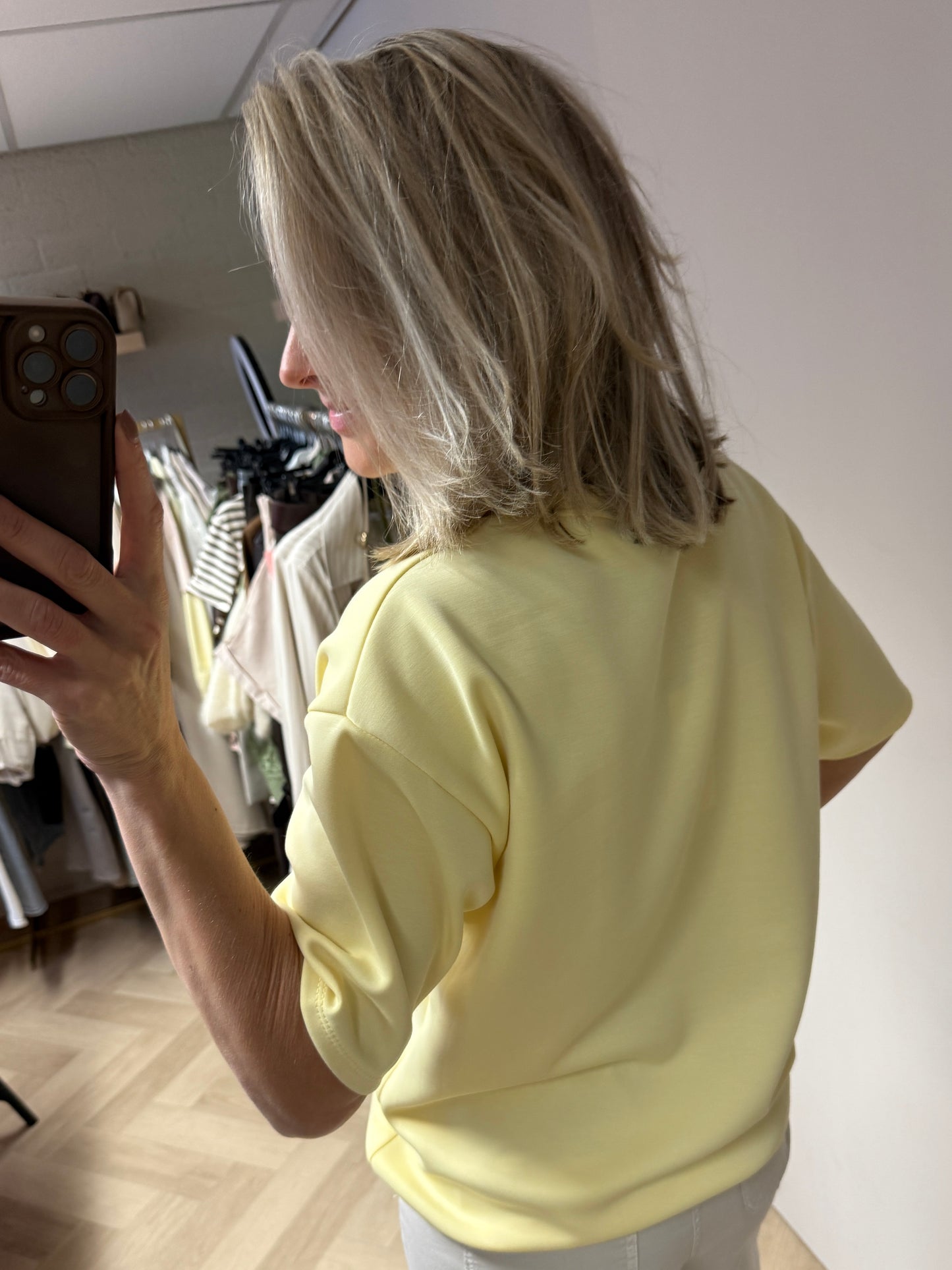 Shirt Atelier Paris Zachtgeel Beige