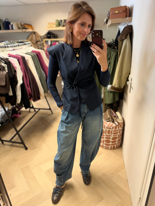 Gilet Daisy Donkerblauw