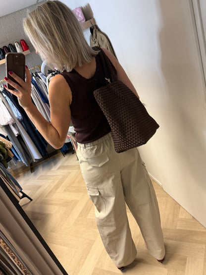 Broek Terry Worker Beige