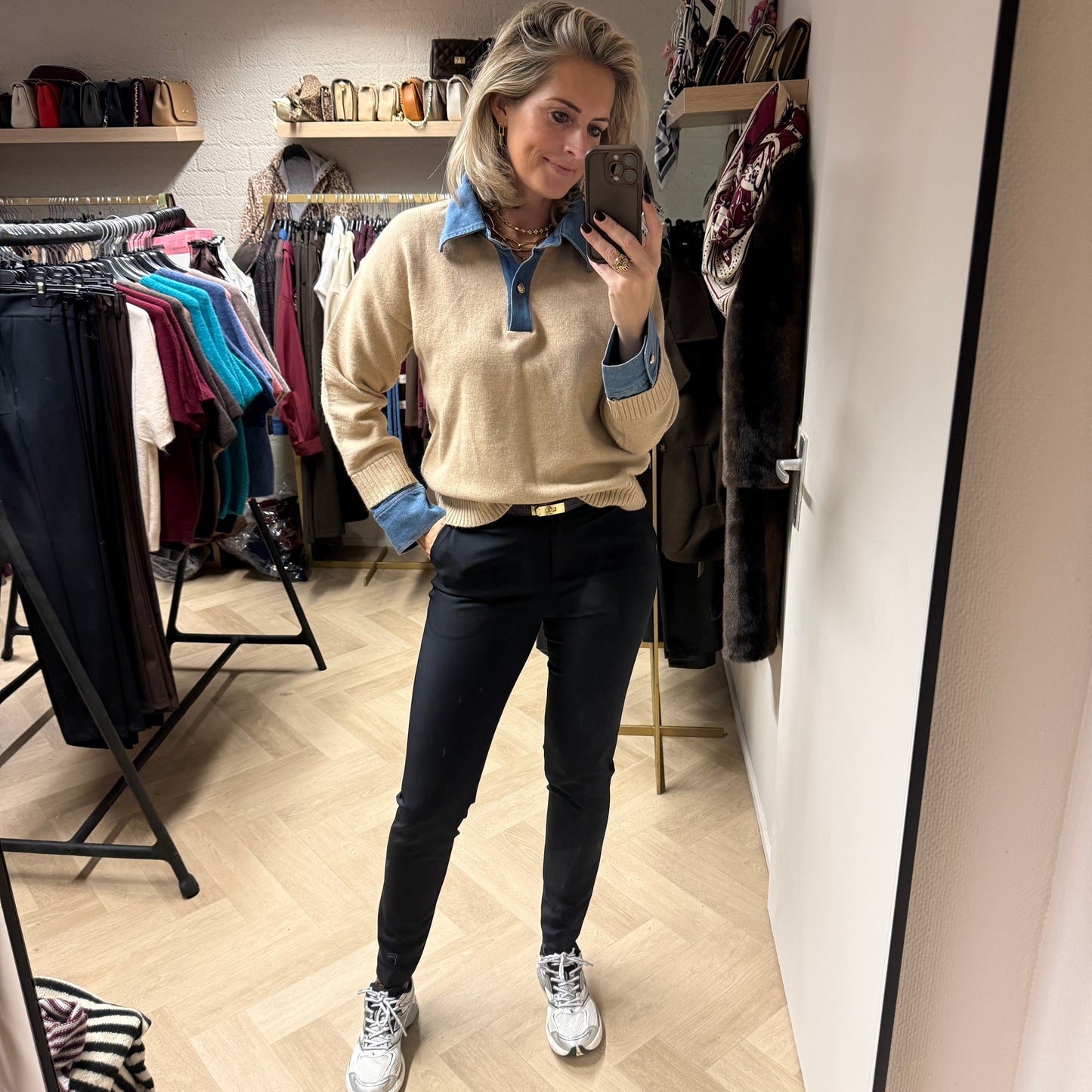 Pantalon Christy Polyamide Zwart