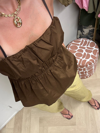 Top Blouse Wellsy Bruin