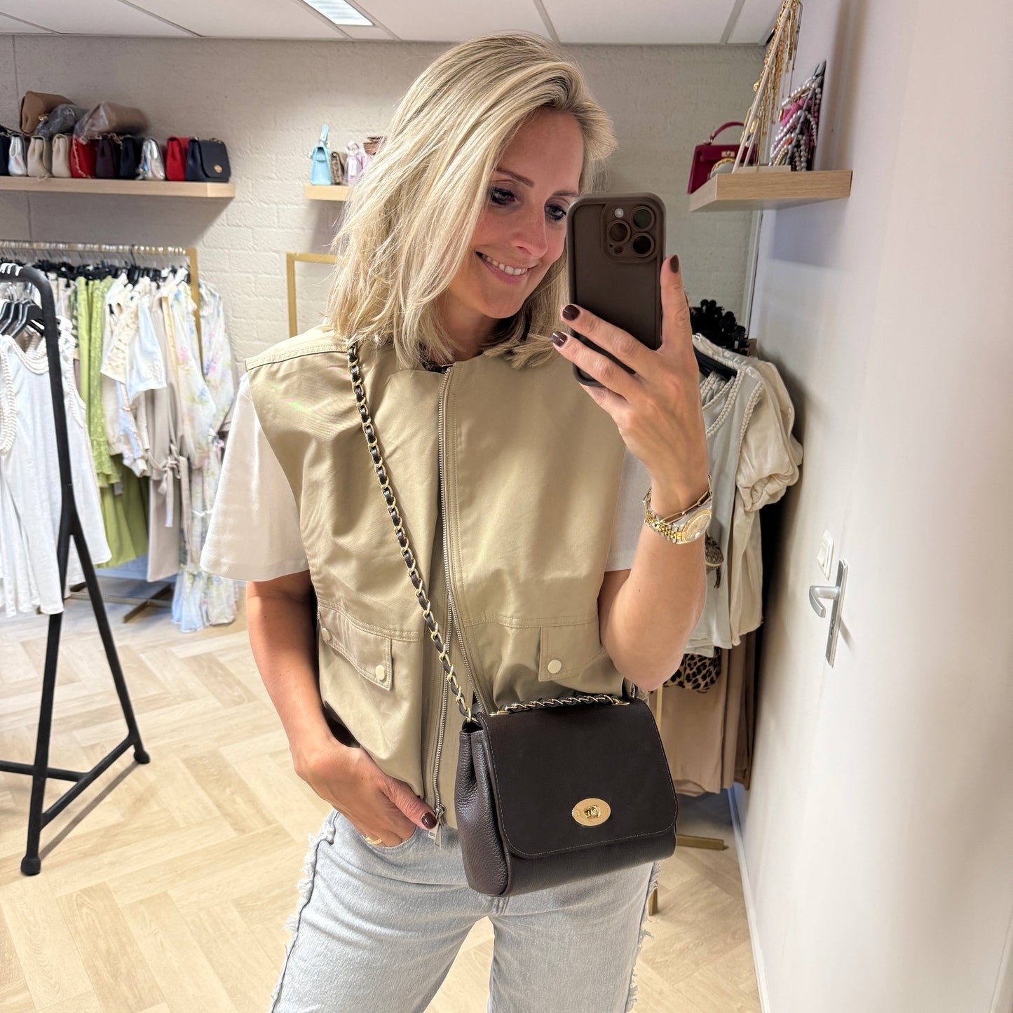Gilet Anouk Pof Beige