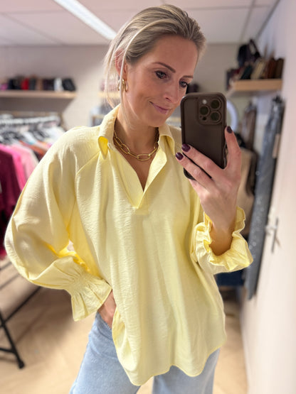 Blouse Lola Zachtgeel