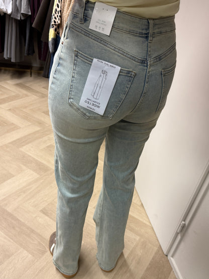Jeans Missy Wide Legg Blue Beige