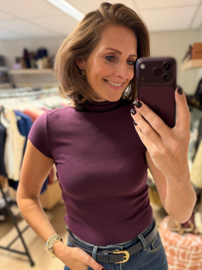 Col Shirt Lyra Plum