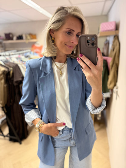 Blazer Karin Denimblauw