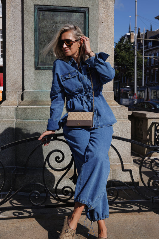 Co Ord Set Coco Denim Blauw