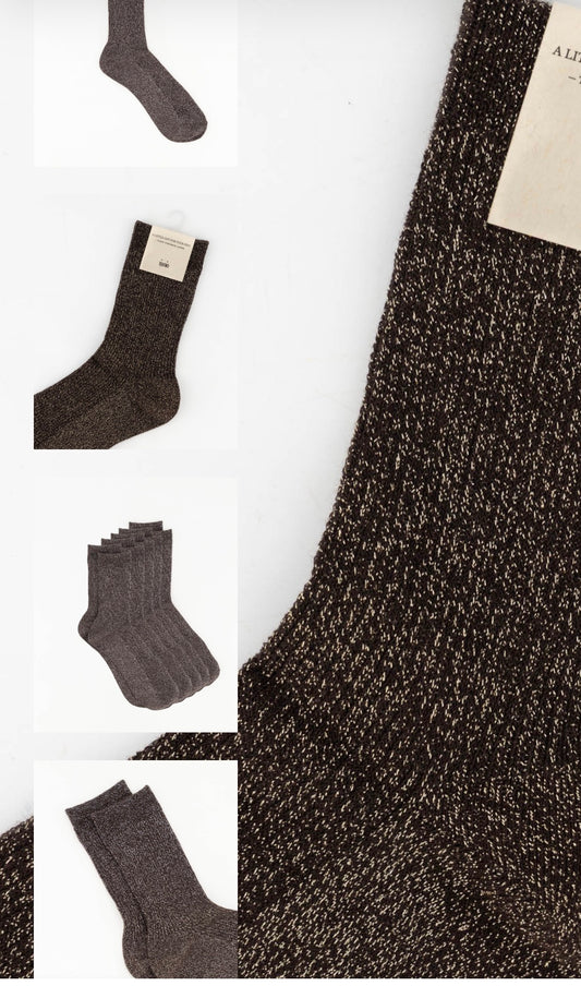 Sokken Regalo Lurex Bruin Goud