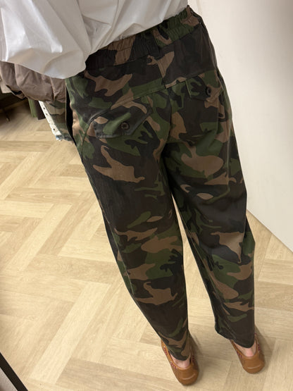 Broek Char Armyprint Groen