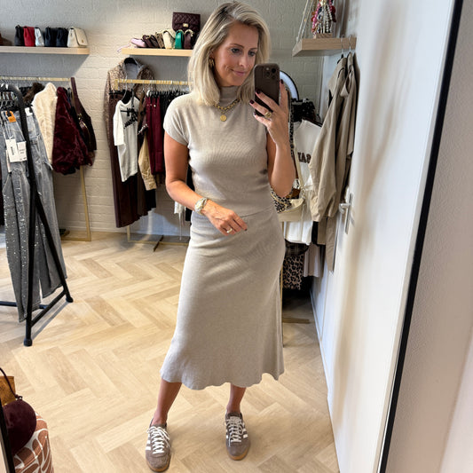 Co-Ord Set Joline Woven Taupe
