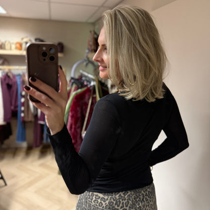 Shirt Nola Cashmere Zwart