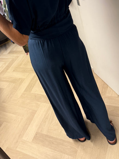 Co Ord Set Vera Donkerblauw