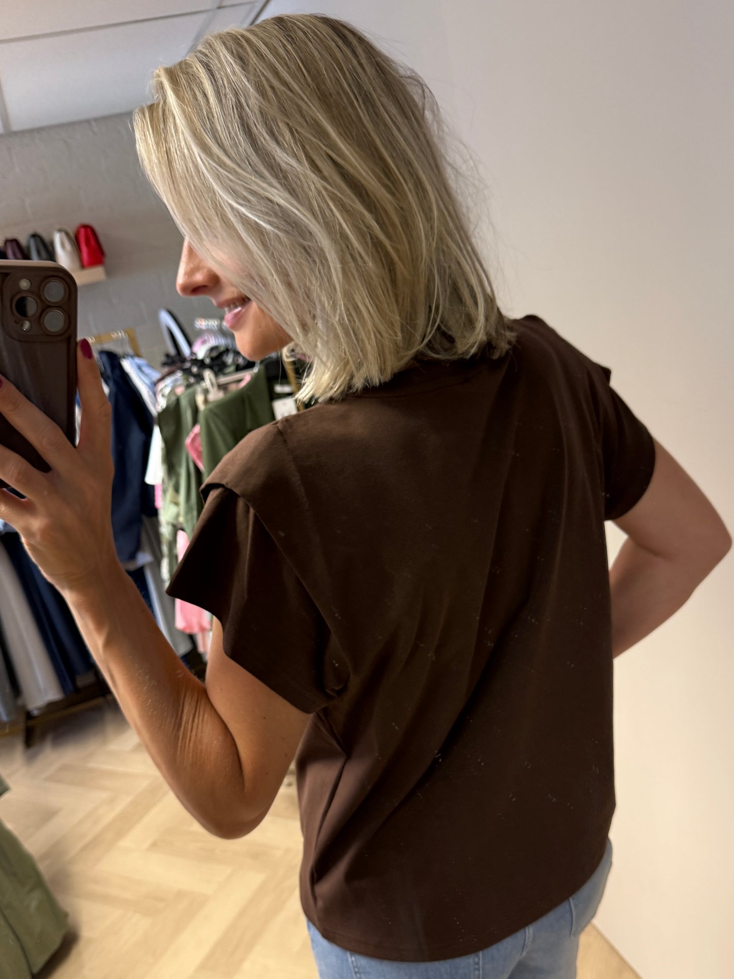 T-Shirt Unika Katoen Choco